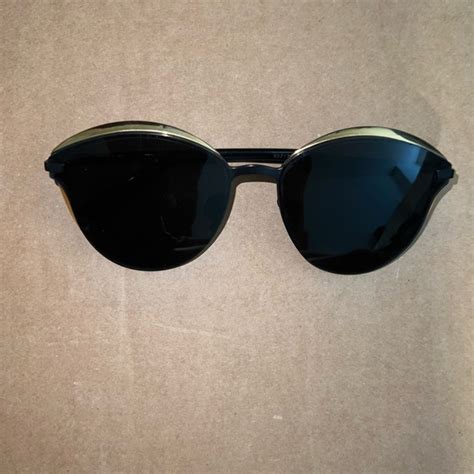 Dior Murmure Limited Edition Titanium Black /Gold Sunglasses.